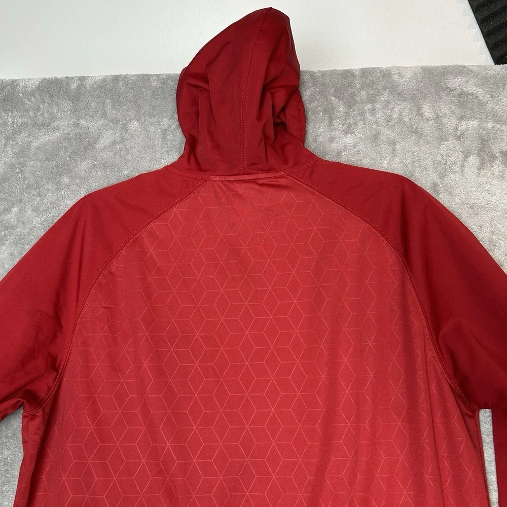 THE NORTH FACE Red Zipper Sweatshirt/Hooded Jacket Coat Men's Size Medium M